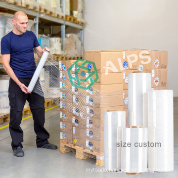 Alps Industrial Packaging Film Wrapping Pallet Covers Stretch Wrap lldpe Stretch Film Roll